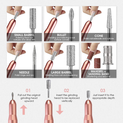 USB Nail Drill Set