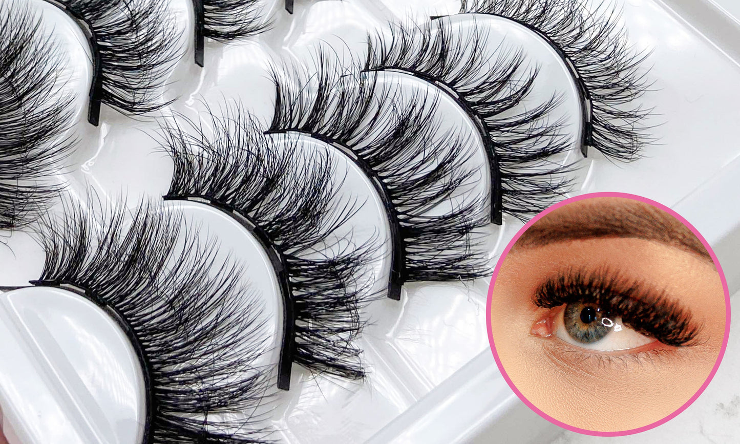 3D Multi-layer Magnetic False Eyelashes Set