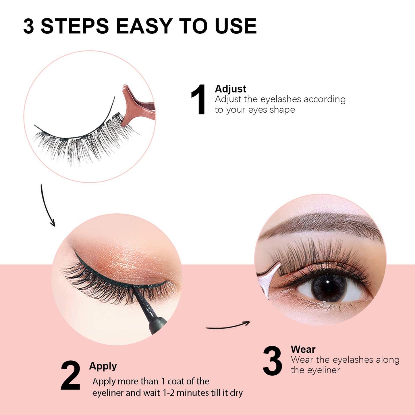 3D Multi-layer Magnetic False Eyelashes Set